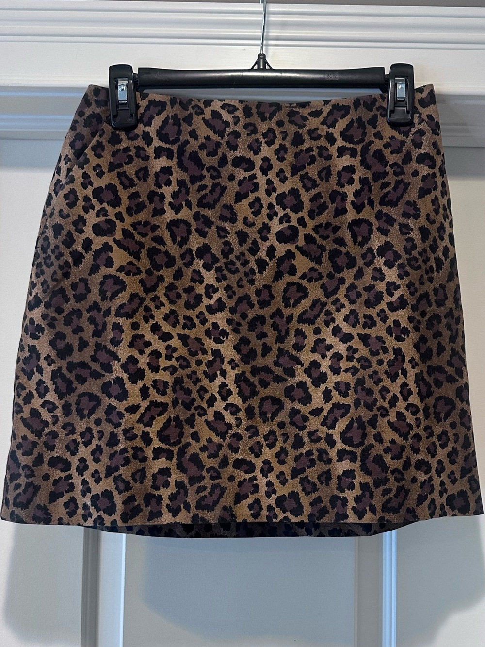 On 34th Leopard Print Mini Skirt  Size 2